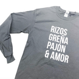 Rizos, Greña, Pajón & Amor T-Shirt